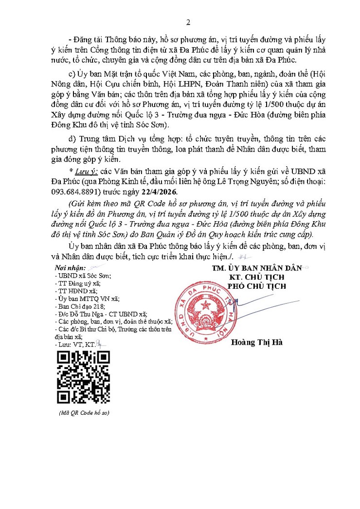 THÔNG BÁO LẤY Ý KIẾN CƠ QUAN, TỔ CHỨC VÀ CỘNG ĐỒNG DÂN CƯ- Ảnh 2.