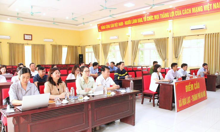 Hòa Lạc tham dự Hội nghị giao ban quý I, triển khai nhiệm vụ trọng tâm quý II năm 2026 của thành phố Hà Nội- Ảnh 1.