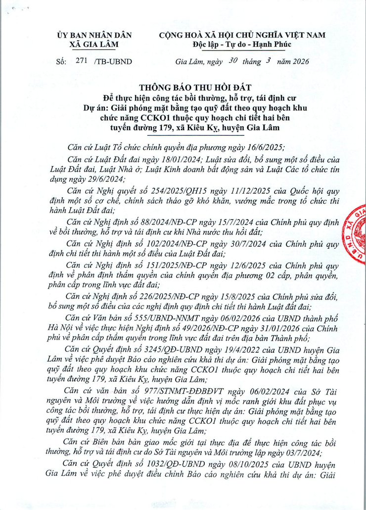 Thông báo niêm yết công khai Thông báo thu hồi đất- Ảnh 3.