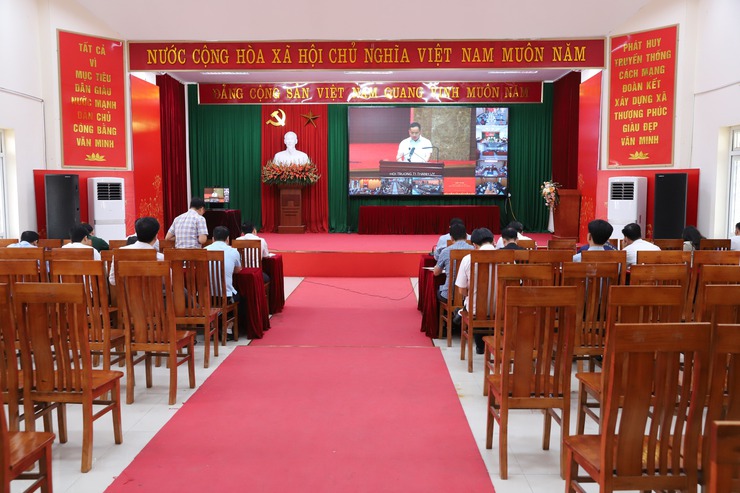 Thượng Phúc tham dự hội nghị giao ban công tác Quý I, triển khai nhiệm vụ Quý II của Thành Phố Hà Nội- Ảnh 1.