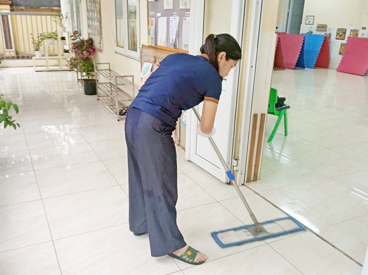 Xã Đoài Phương vệ sinh môi trường, khử khuẩn phòng, chống bệnh tay chân miệng- Ảnh 10.