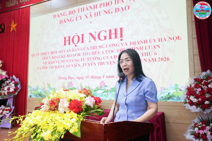 XÃ HƯNG ĐẠO TỔ CHỨC HỘI NGHỊ QUÁN TRIỆT MỘT SỐ VĂN BẢN CỦA TRUNG ƯƠNG VÀ THÀNH ỦY HÀ NỘI; TRIỂN KHAI NHIỆM VỤ TRỌNG TÂM NĂM 2026- Ảnh 7.