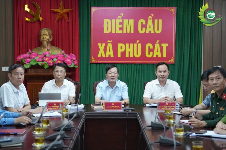 Xã Phú Cát dự hội nghị trực tuyến giao ban giữa Thành uỷ - HĐND – UBND – UBMTTQ Việt Nam thành phố với cơ sở Quý I năm 2026- Ảnh 2.