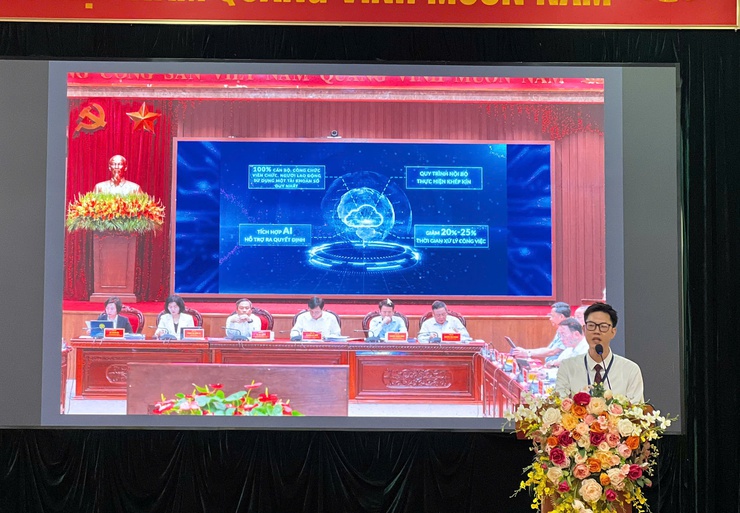 Đẩy mạnh chuyển đổi số: Xã Ngọc Hồi triển khai tập huấn hệ thống HanoiWork- Ảnh 2.