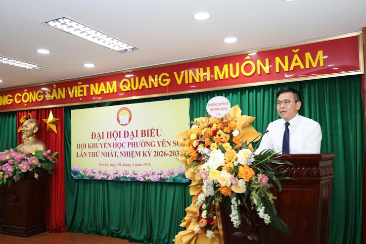 Phường Yên Sở trang trọng tổ chức Đại hội đại biểu Hội Khuyến học lần thứ nhất, nhiệm kỳ 2026 - 2031- Ảnh 2.