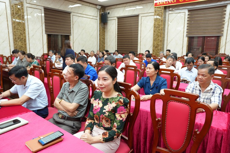 Ủy ban MTTQ xã Thanh Oai tổng kết công tác Mặt trận tham gia bầu cử- Ảnh 1.