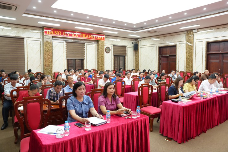 Ủy ban MTTQ xã Thanh Oai tổng kết công tác Mặt trận tham gia bầu cử- Ảnh 2.