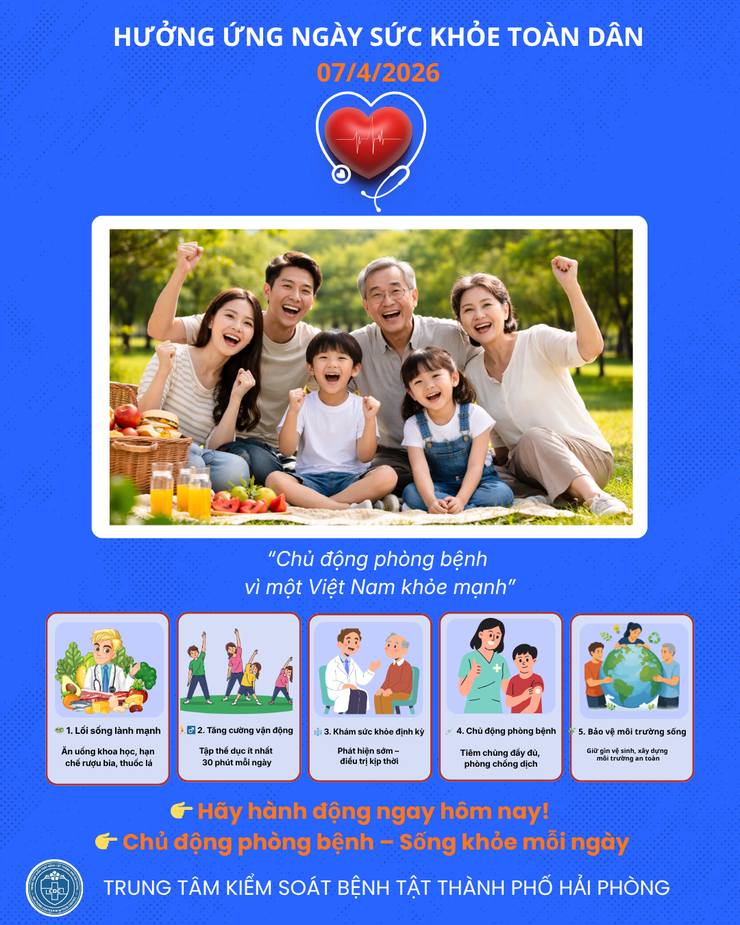 UBND XÃ THANH OAI HƯỞNG ỨNG NGÀY SỨC KHỎE TOÀN DÂN VIỆT NAM 07/4/2026- Ảnh 1.