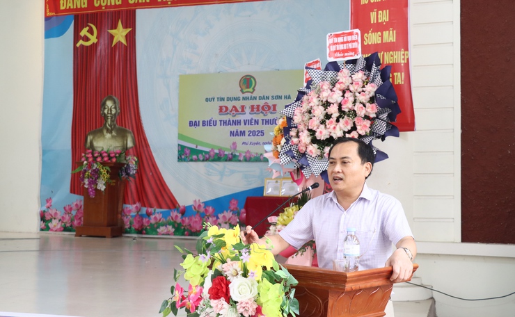 Đại hội Đại biểu thành viên thường niên Quỹ tín dụng nhân dân Sơn Hà năm 2026- Ảnh 4.