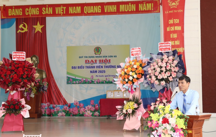 Đại hội Đại biểu thành viên thường niên Quỹ tín dụng nhân dân Sơn Hà năm 2026- Ảnh 2.