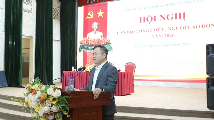 ĐẢNG ỦY CÁC CƠ QUAN ĐẢNG XÃ THƯ LÂM TỔ CHỨC HỘI NGHỊ CÁN BỘ, CÔNG CHỨC, NGƯỜI LAO ĐỘNG NĂM 2026- Ảnh 7.