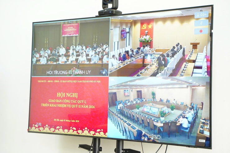 Thành uỷ Hà Nội tổ chức Hội nghị giao ban công tác Quý I, triển khai nhiệm vụ Quý II năm 2026- Ảnh 2.
