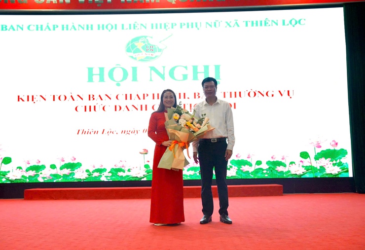 Hội nghị kiện toàn chức danh cán bộ chủ chốt Hội LHPN xã khóa I , nhiệm kỳ 2025 - 2030.- Ảnh 9.