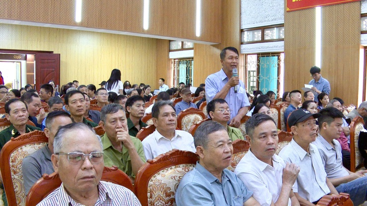 UBND XÃ THƯ LÂM TỔ CHỨC HỘI NGHỊ LẤY Ý KIẾN CỘNG ĐỒNG DÂN CƯ VỀ ĐỒ ÁN QUY HOẠCH CHI TIẾT TỶ LỆ 1/500 KHU ĐÔ THỊ LIÊN HÀ- Ảnh 15.