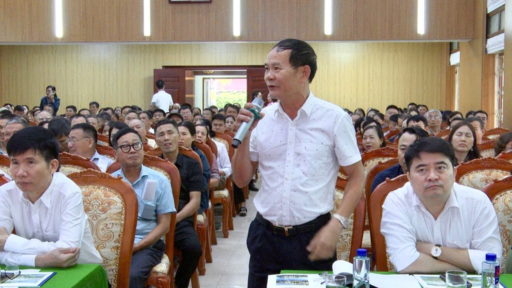 UBND XÃ THƯ LÂM TỔ CHỨC HỘI NGHỊ LẤY Ý KIẾN CỘNG ĐỒNG DÂN CƯ VỀ ĐỒ ÁN QUY HOẠCH CHI TIẾT TỶ LỆ 1/500 KHU ĐÔ THỊ LIÊN HÀ- Ảnh 16.