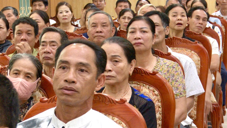 UBND XÃ THƯ LÂM TỔ CHỨC HỘI NGHỊ LẤY Ý KIẾN CỘNG ĐỒNG DÂN CƯ VỀ ĐỒ ÁN QUY HOẠCH CHI TIẾT TỶ LỆ 1/500 KHU ĐÔ THỊ LIÊN HÀ- Ảnh 20.