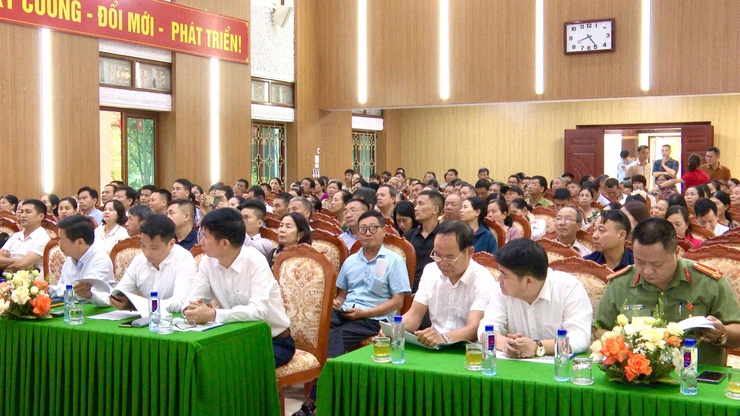 UBND XÃ THƯ LÂM TỔ CHỨC HỘI NGHỊ LẤY Ý KIẾN CỘNG ĐỒNG DÂN CƯ VỀ ĐỒ ÁN QUY HOẠCH CHI TIẾT TỶ LỆ 1/500 KHU ĐÔ THỊ LIÊN HÀ- Ảnh 2.