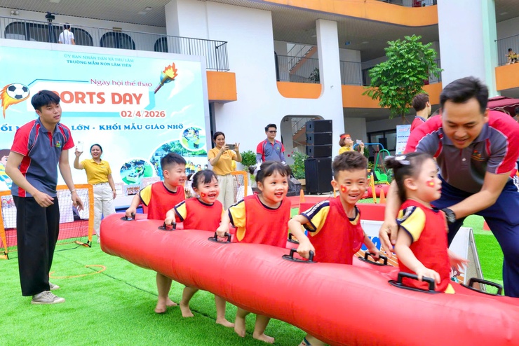 RỰC RỠ SẮC MÀU “NGÀY HỘI THỂ THAO – SPORTS DAY” TẠI TRƯỜNG MẦM NON LÂM TIÊN- Ảnh 15.