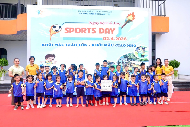 RỰC RỠ SẮC MÀU “NGÀY HỘI THỂ THAO – SPORTS DAY” TẠI TRƯỜNG MẦM NON LÂM TIÊN- Ảnh 28.