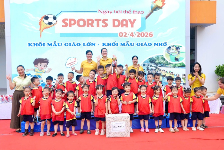 RỰC RỠ SẮC MÀU “NGÀY HỘI THỂ THAO – SPORTS DAY” TẠI TRƯỜNG MẦM NON LÂM TIÊN- Ảnh 29.