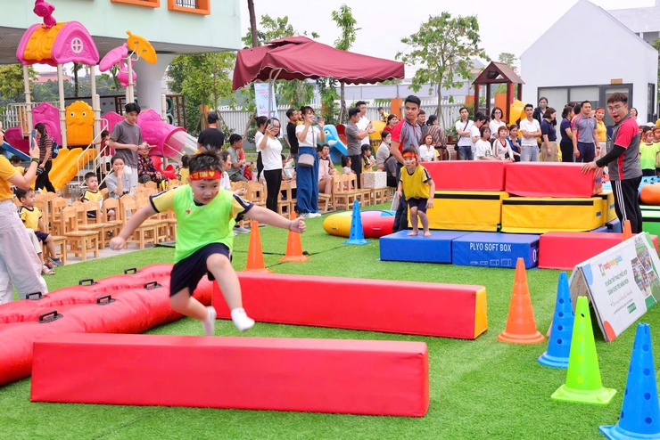 RỰC RỠ SẮC MÀU “NGÀY HỘI THỂ THAO – SPORTS DAY” TẠI TRƯỜNG MẦM NON LÂM TIÊN- Ảnh 25.