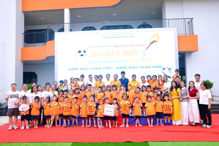 RỰC RỠ SẮC MÀU “NGÀY HỘI THỂ THAO – SPORTS DAY” TẠI TRƯỜNG MẦM NON LÂM TIÊN- Ảnh 30.