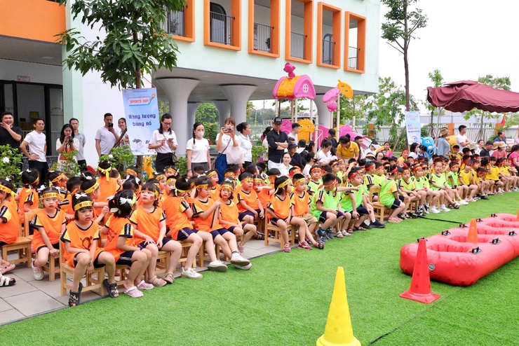 RỰC RỠ SẮC MÀU “NGÀY HỘI THỂ THAO – SPORTS DAY” TẠI TRƯỜNG MẦM NON LÂM TIÊN- Ảnh 7.