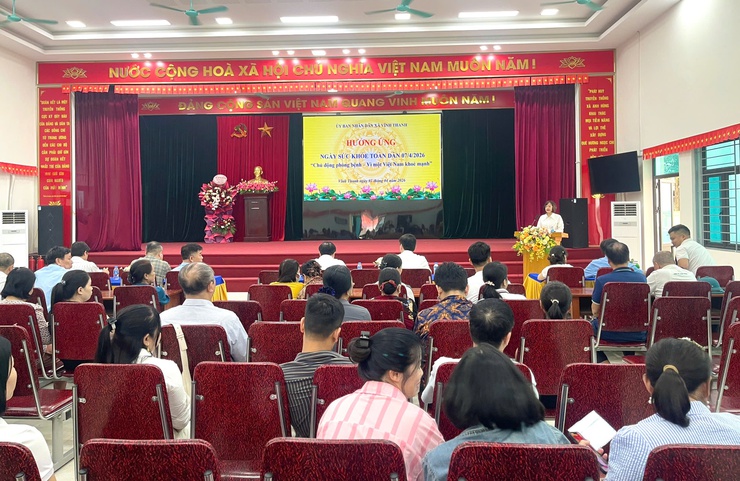 Xã Vĩnh Thanh phát động hưởng ứng Ngày Sức khỏe toàn dân năm 2026- Ảnh 1.