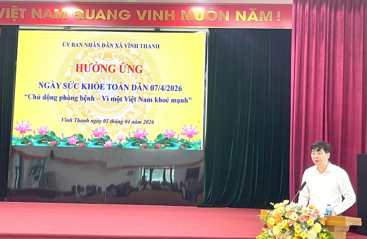 Xã Vĩnh Thanh phát động hưởng ứng Ngày Sức khỏe toàn dân năm 2026- Ảnh 4.