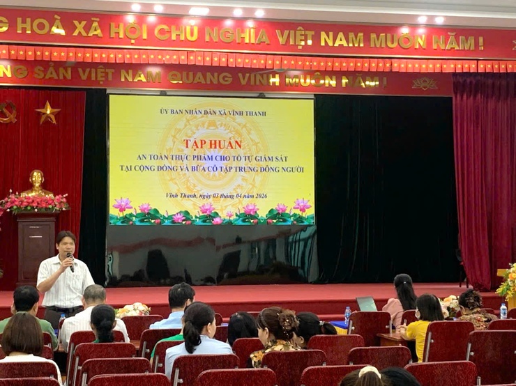 Xã Vĩnh Thanh tổ chức tập huấn công tác bảo đảm an toàn thực phẩm năm 2026- Ảnh 7.