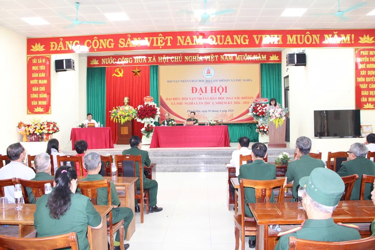 Đại hội  hội Nạn nhân chất độc da cam/Đioxin xã Phú Nghĩa nhiệm kỳ 2026 -2031 thành công tốt đẹp- Ảnh 2.