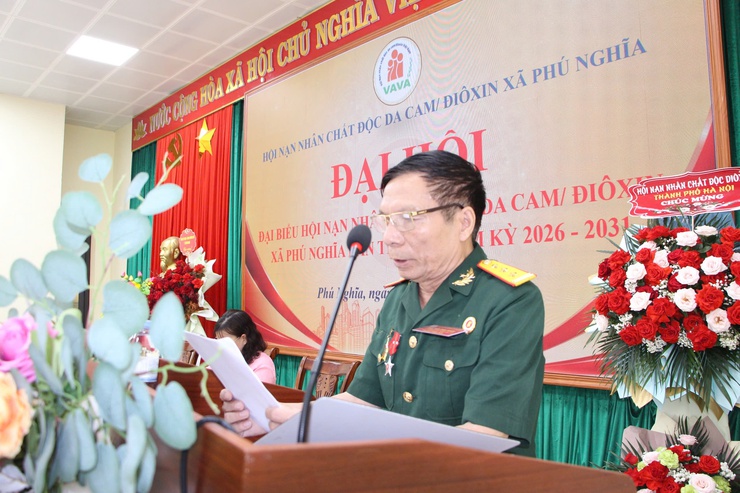 Đại hội  hội Nạn nhân chất độc da cam/Đioxin xã Phú Nghĩa nhiệm kỳ 2026 -2031 thành công tốt đẹp- Ảnh 3.