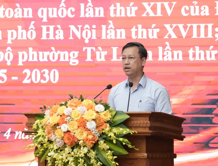 Phường Từ Liêm tổ chức hội nghị quán triệt nghị quyết và phát động cuộc thi chính luận về bảo vệ nền tảng tư tưởng của Đảng năm 2026- Ảnh 2.