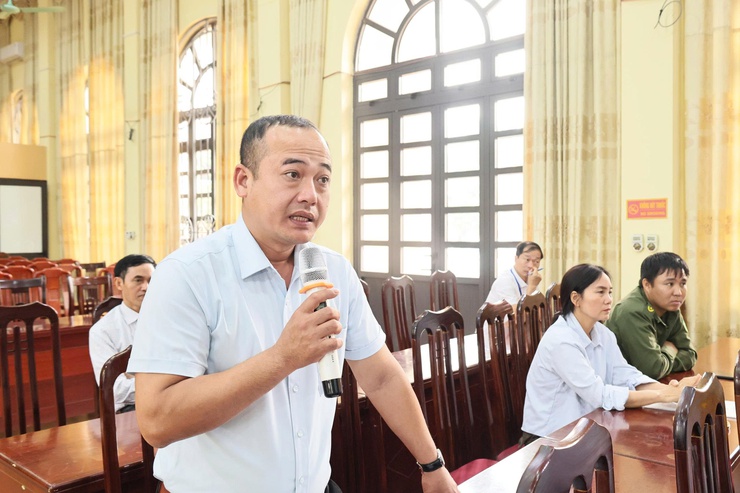 UBND xã Quảng Bị giao ban đánh giá kết quả tháng 2; triển khai phương hướng nhiệm vụ tháng 3/2026- Ảnh 4.