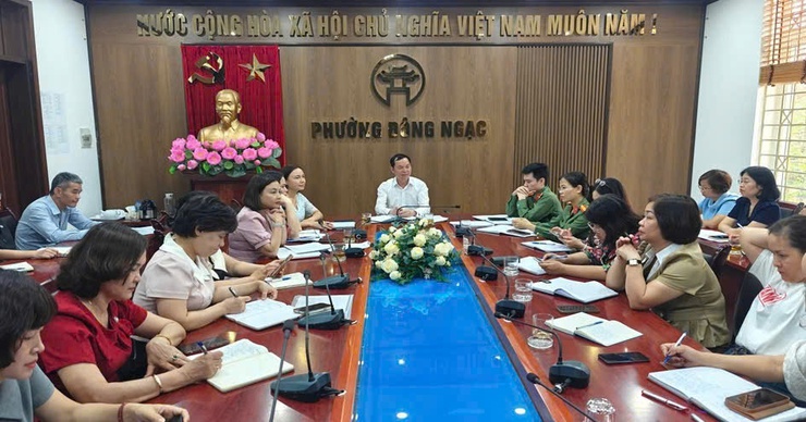 Phường Đông Ngạc họp Ban chỉ đạo đảm bảo vệ sinh an toàn thực phẩm.- Ảnh 1.