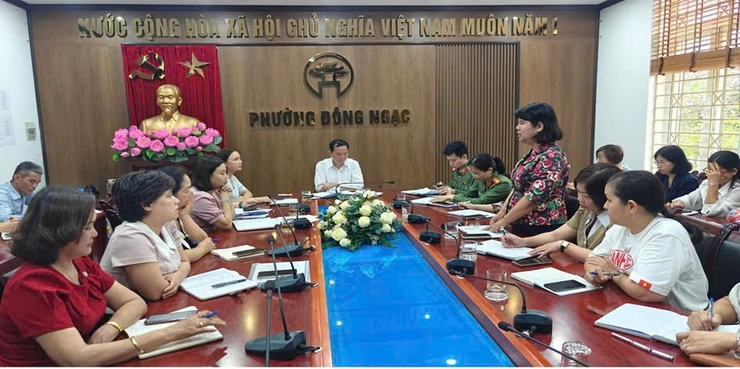 Phường Đông Ngạc họp Ban chỉ đạo đảm bảo vệ sinh an toàn thực phẩm.- Ảnh 2.