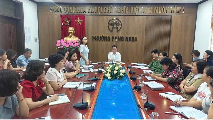 Phường Đông Ngạc họp Ban chỉ đạo đảm bảo vệ sinh an toàn thực phẩm.- Ảnh 4.