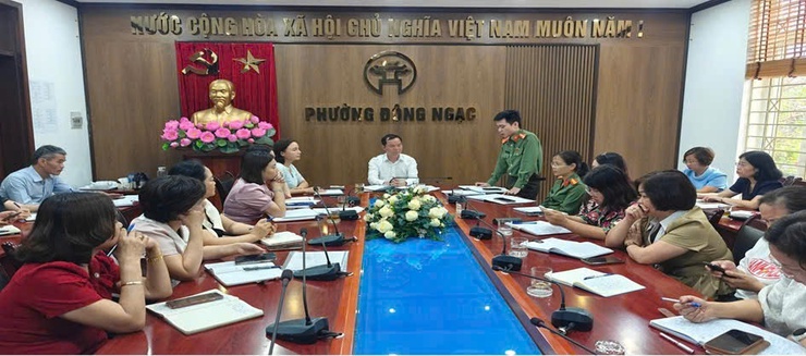 Phường Đông Ngạc họp Ban chỉ đạo đảm bảo vệ sinh an toàn thực phẩm.- Ảnh 5.