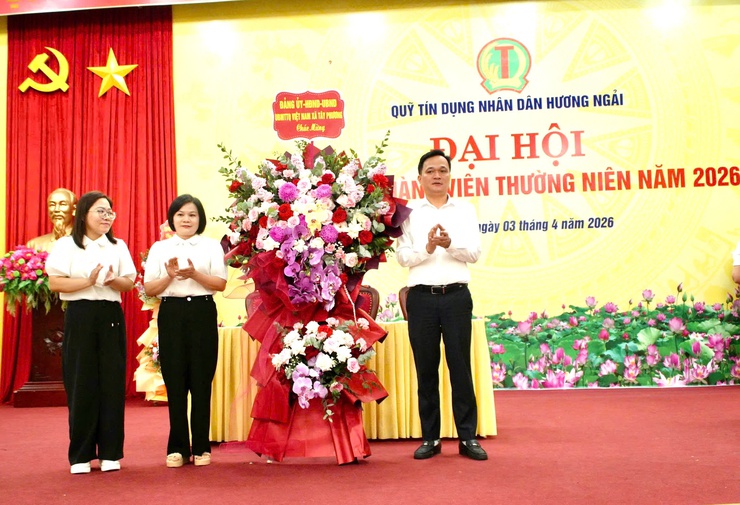 Đại hội đại biểu thành viên thường niên năm 2026 Quỹ tín dụng nhân dân Hương Ngải - Ảnh 4.