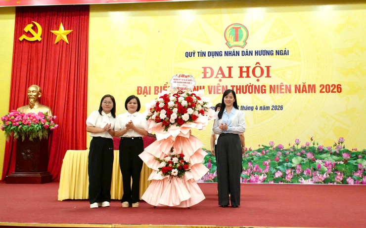 Đại hội đại biểu thành viên thường niên năm 2026 Quỹ tín dụng nhân dân Hương Ngải - Ảnh 5.