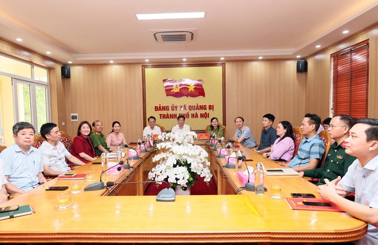 Quảng Bị tham dự hội nghị giao ban trực tuyến đánh giá kết quả quý I, triển khai nhiệm vụ trọng tâm quý II-2026 của Thành ủy, HĐND, UBND, Ủy ban Mặt trận Tổ quốc Việt Nam thành phố Hà Nội tổ chức - Ảnh 2.