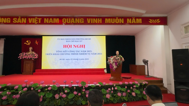 PHƯỜNG BỒ ĐỀ GIỮ VỮNG KỶ CƯƠNG, ĐẢM BẢO TRẬT TỰ ĐÔ THỊ NĂM 2026- Ảnh 7.