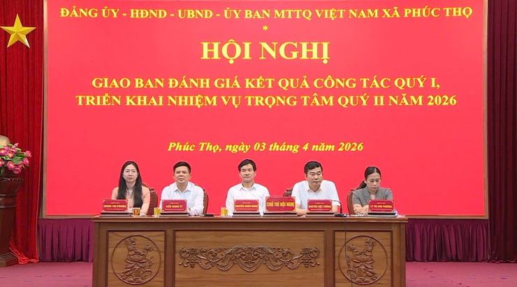 Xã Phúc Thọ giao ban công tác Quý I năm 2026- Ảnh 4.