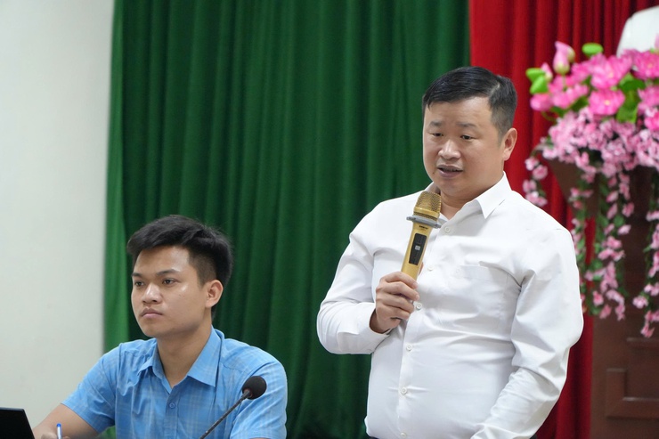 BÍ THƯ ĐẢNG ỦY, CHỦ TỊCH HĐND XÃ MAI XUÂN TRƯỜNG - DỰ SINH HOẠT CHI BỘ THÔN CAO XÁ- Ảnh 10.