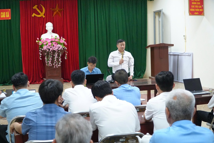 BÍ THƯ ĐẢNG ỦY, CHỦ TỊCH HĐND XÃ MAI XUÂN TRƯỜNG - DỰ SINH HOẠT CHI BỘ THÔN CAO XÁ- Ảnh 11.