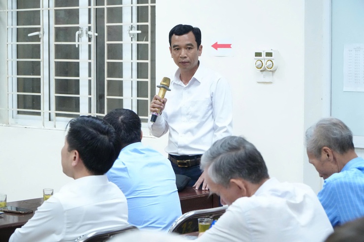 BÍ THƯ ĐẢNG ỦY, CHỦ TỊCH HĐND XÃ MAI XUÂN TRƯỜNG - DỰ SINH HOẠT CHI BỘ THÔN CAO XÁ- Ảnh 6.