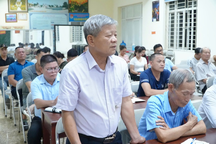 BÍ THƯ ĐẢNG ỦY, CHỦ TỊCH HĐND XÃ MAI XUÂN TRƯỜNG - DỰ SINH HOẠT CHI BỘ THÔN CAO XÁ- Ảnh 7.