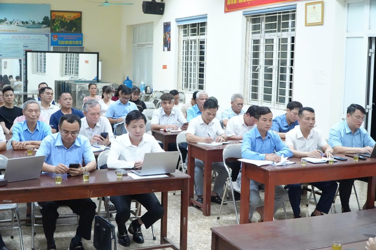 BÍ THƯ ĐẢNG ỦY, CHỦ TỊCH HĐND XÃ MAI XUÂN TRƯỜNG - DỰ SINH HOẠT CHI BỘ THÔN CAO XÁ- Ảnh 3.