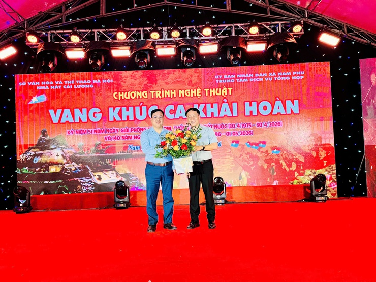 Nam Phù: Chương trình nghệ thuật “Vang khúc ca khải hoàn" – thắp sáng lịch sử, lan toả niềm tự hào dân tộc- Ảnh 1.
