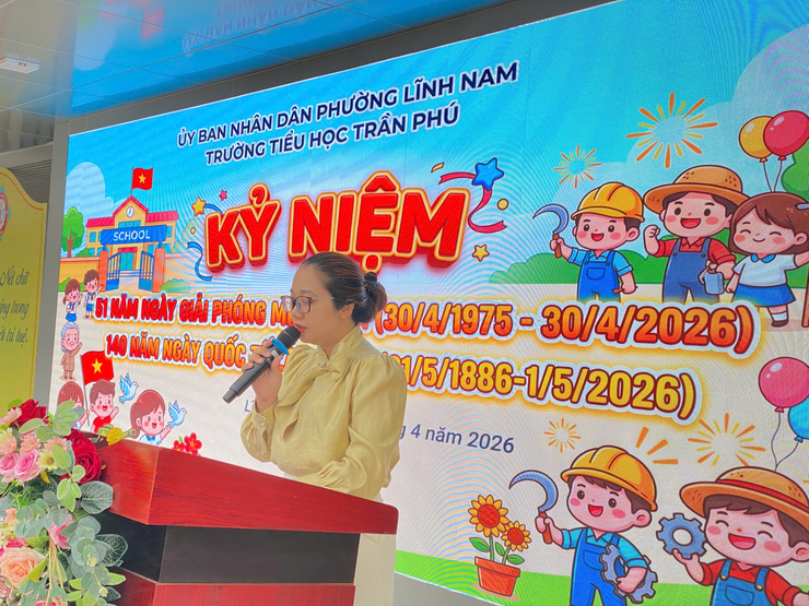 TRƯỜNG TIỂU HỌC TRẦN PHÚ QUAN TÂM GIÁO DỤC TRUYỀN THỐNG CHO HỌC SINH NHÂN DỊP 51 NĂM NGÀY GIẢI PHÓNG MIỀN NAM, THỐNG NHẤT ĐẤT NƯỚC( 30/4/1975- 30/4/2026)- Ảnh 1.